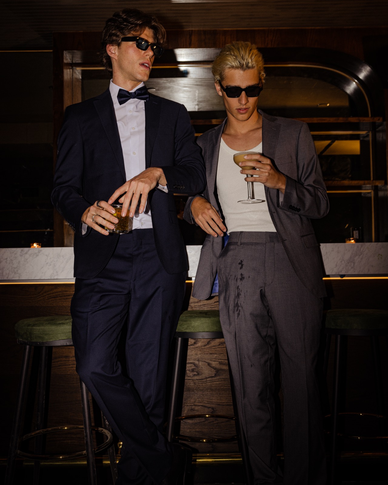 Members at the bar at It's Him